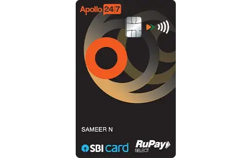 SBI Card Apollo Credit Card credit card artwork