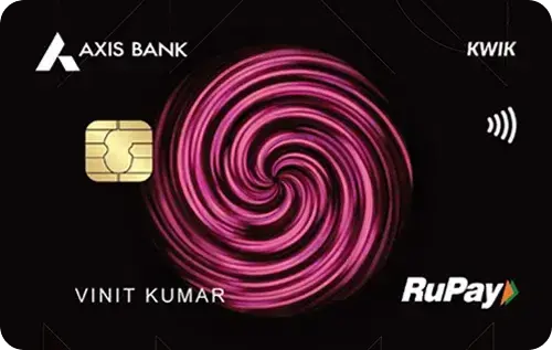 Axis Bank SuperMoney RuPay Credit Card credit card artwork