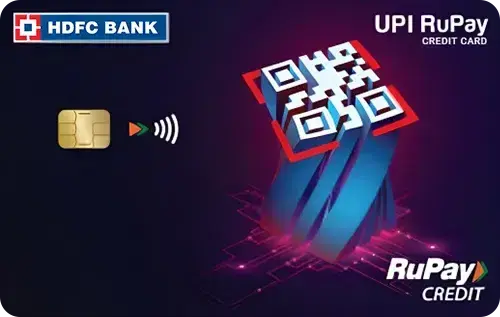 HDFC Bank UPI RuPay Credit Card credit card artwork