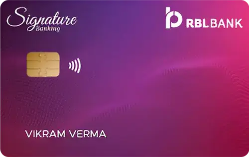 RBL Bank Signature Debit Card credit card artwork