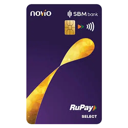 SBM novio Credit Card – RuPay Variant credit card artwork