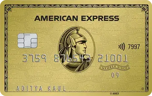 American Express Gold Card credit card artwork