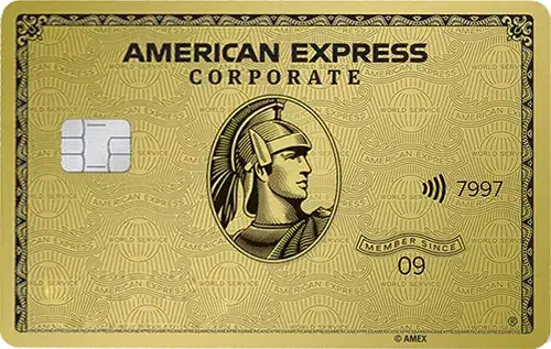 American Express Gold Corporate Card credit card artwork