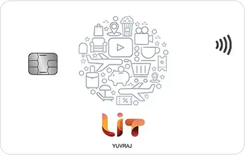 AU Small Finance Bank LIT Credit Card credit card artwork
