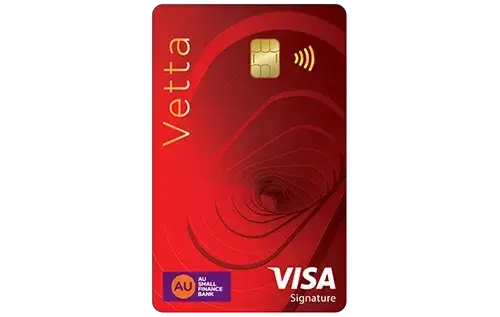 AU Small Finance Bank Vetta Credit Card credit card artwork