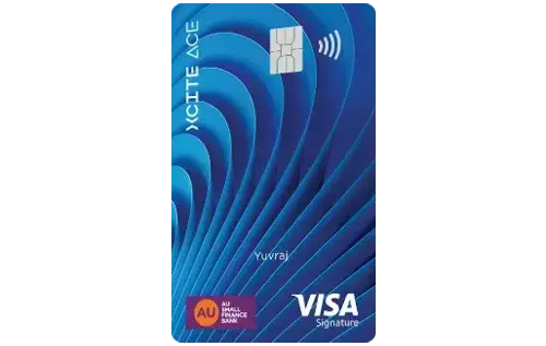 AU Small Finance Bank Xcite Ace Credit Card credit card artwork