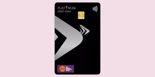AU Platinum Business Debit Card credit card artwork