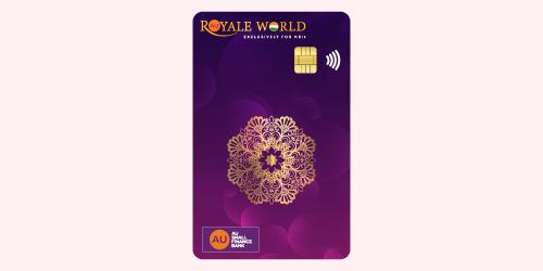 AU Royale World Debit Card credit card artwork