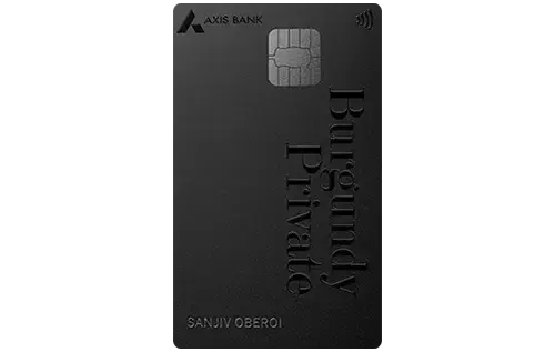 Axis Bank Burgundy Private Credit Card credit card artwork
