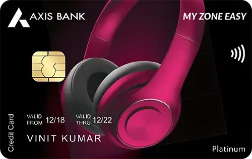 Axis Bank My Zone Easy Credit Card credit card artwork