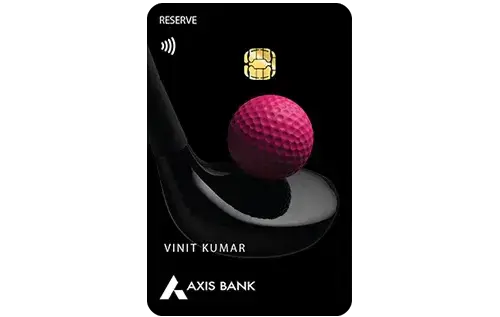 Axis Bank Reserve Credit Card credit card artwork