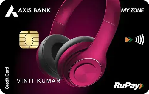 Axis Bank My Zone Credit Card credit card artwork