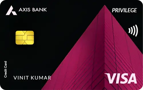 Axis Bank Privilege Credit Card credit card artwork