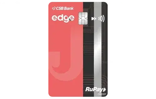 Jupiter Edge CSB RuPay Credit Card credit card artwork