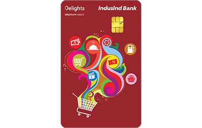 IndusInd Bank Delight Debit Card credit card artwork