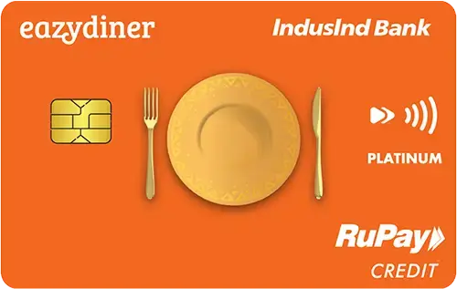 IndusInd Bank EazyDiner Credit Card credit card artwork