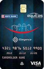 Equitas HDFC Bank Elegance Credit Card credit card artwork