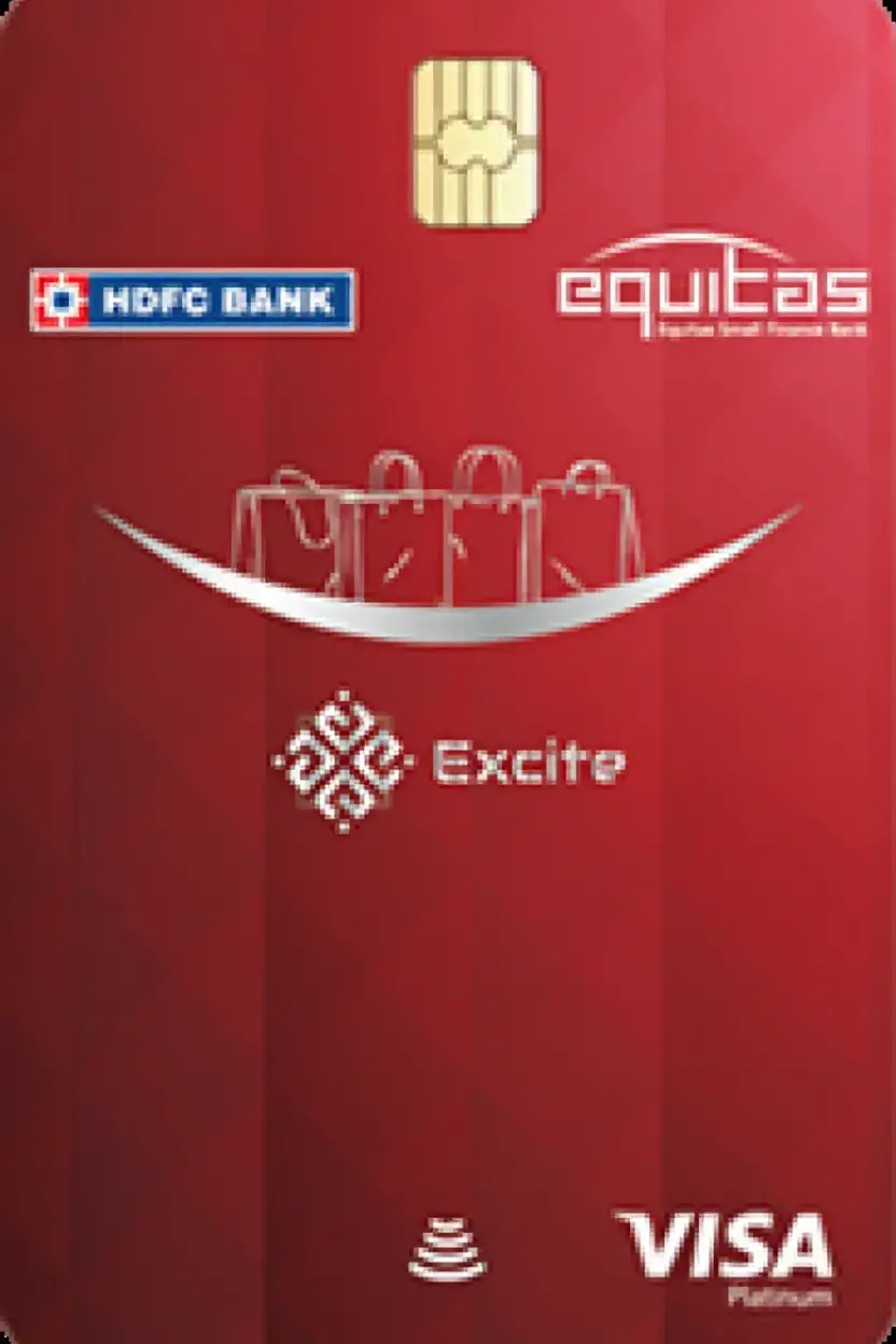 Equitas HDFC Bank Excite Credit Card credit card artwork