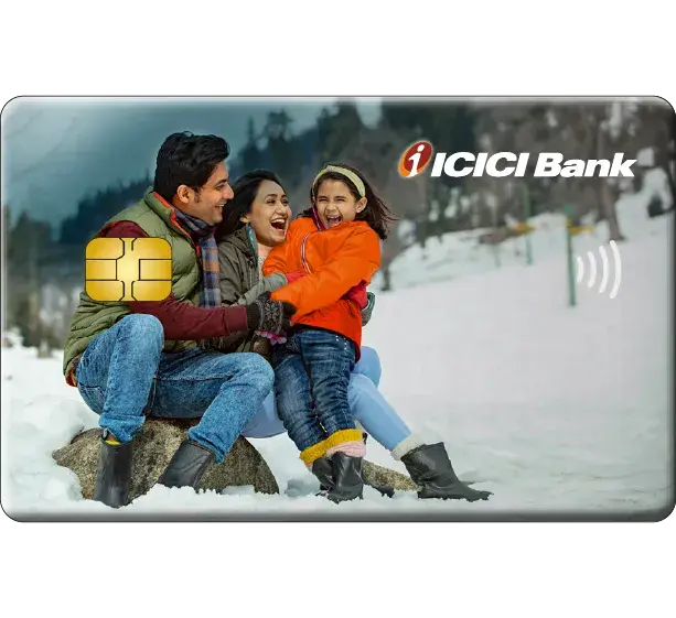 ICICI Bank Expressions Debit Card credit card artwork