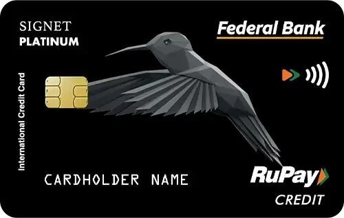Federal Bank Signet Credit Card credit card artwork