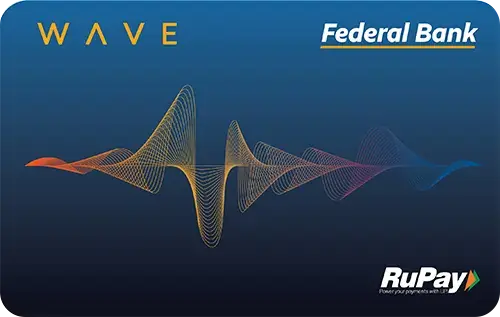 Federal Bank Wave Credit Card credit card artwork