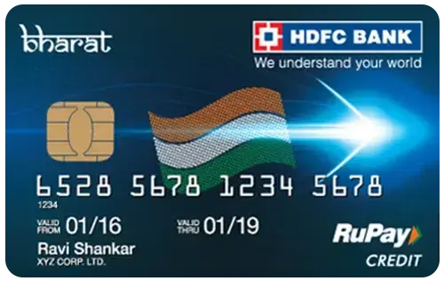 HDFC Bank Bharat Secured Credit Card credit card artwork