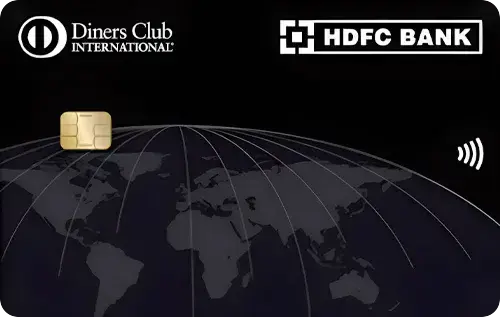 HDFC Bank Diners Club Black Metal Edition credit card artwork