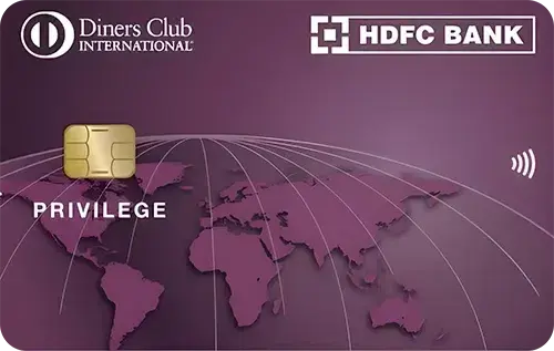 HDFC Bank Diners Club Privilege Credit Card credit card artwork