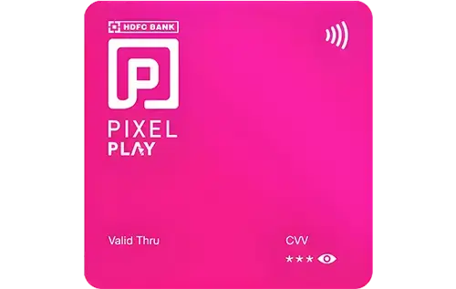 HDFC Bank Pixel Play Credit Card credit card artwork