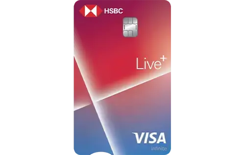 HSBC Live Plus credit card artwork
