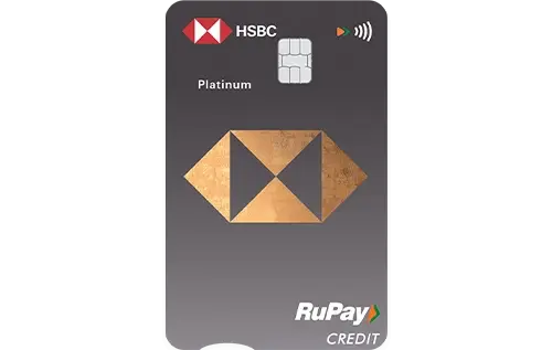 HSBC Bank RuPay Platinum Credit Card credit card artwork
