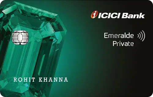 ICICI Bank Emeralde Private Metal Credit Card credit card artwork
