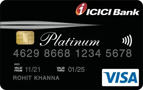 ICICI Bank Platinum Chip Credit Card credit card artwork