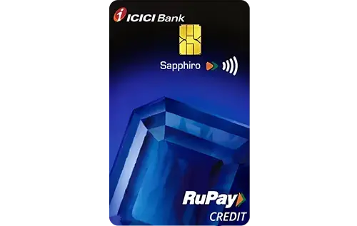 ICICI Bank Sapphiro ForexPlus Card credit card artwork