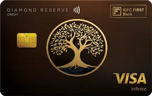 IDFC FIRST Bank Diamond Reserve Credit Card credit card artwork
