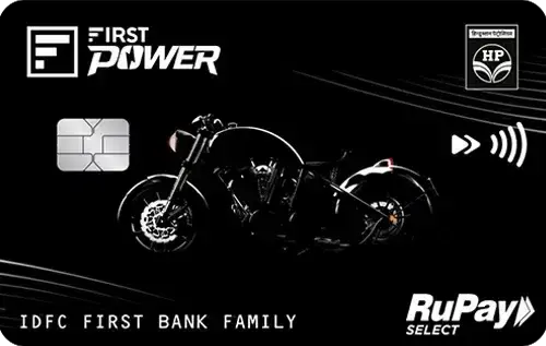IDFC FIRST Bank Power HPCL Credit Card credit card artwork