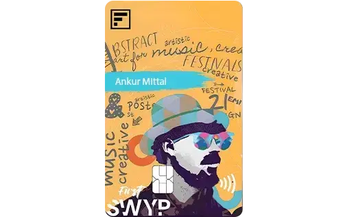 IDFC FIRST Bank SWYP Credit Card credit card artwork