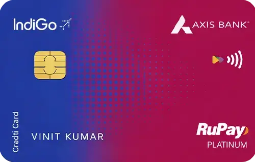 Axis Bank IndiGo Credit Card credit card artwork