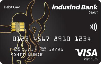 Platinum Select Debit Card credit card artwork