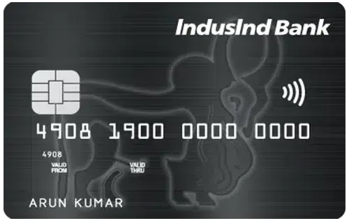 IndusInd Bank Platinum Credit Card credit card artwork