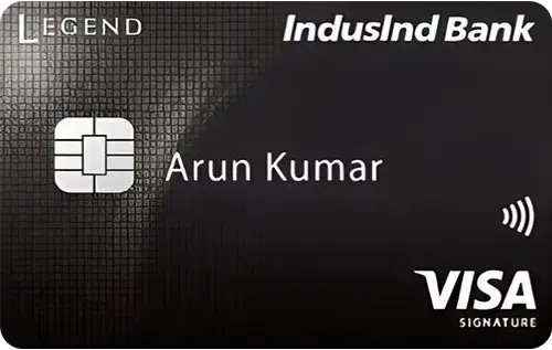 IndusInd Bank Legend Credit Card credit card artwork