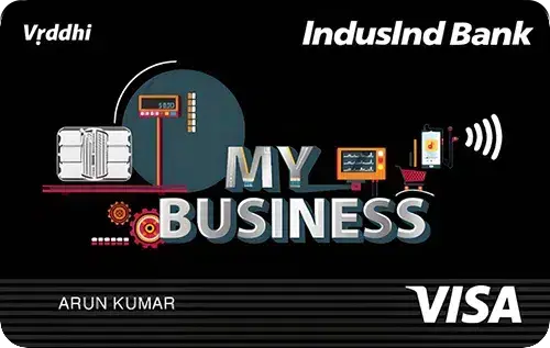 IndusInd Bank Vridhhi Business Card credit card artwork
