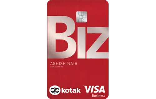 Kotak Biz Business Credit Card credit card artwork