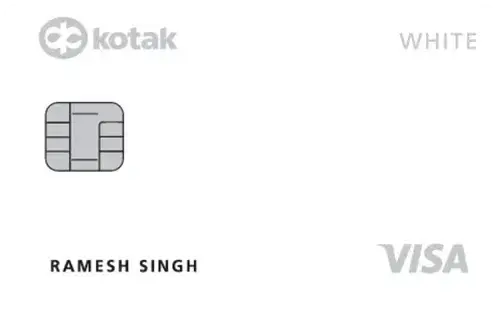 Kotak Mahindra Bank White Credit Card credit card artwork