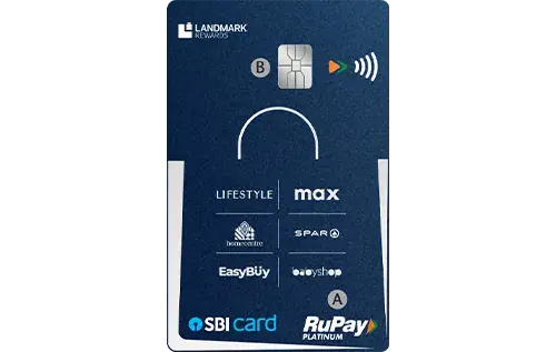 SBI Card Landmark Rewards Credit Card credit card artwork
