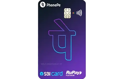 SBI Card PhonePe PURPLE Credit Card credit card artwork