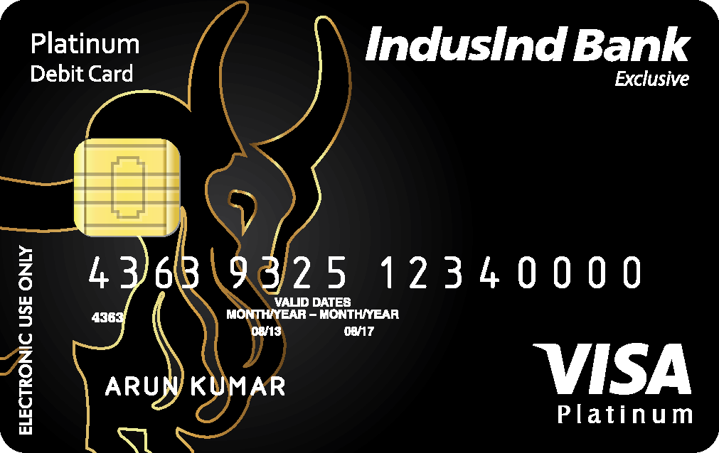Platinum Exclusive Debit Card credit card artwork