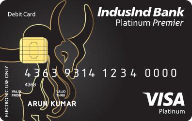Platinum Premier Debit Card credit card artwork
