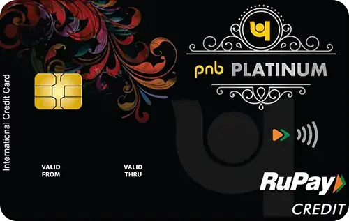 PNB RuPay Platinum credit card artwork