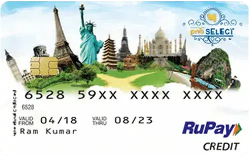 PNB RuPay Select credit card artwork
